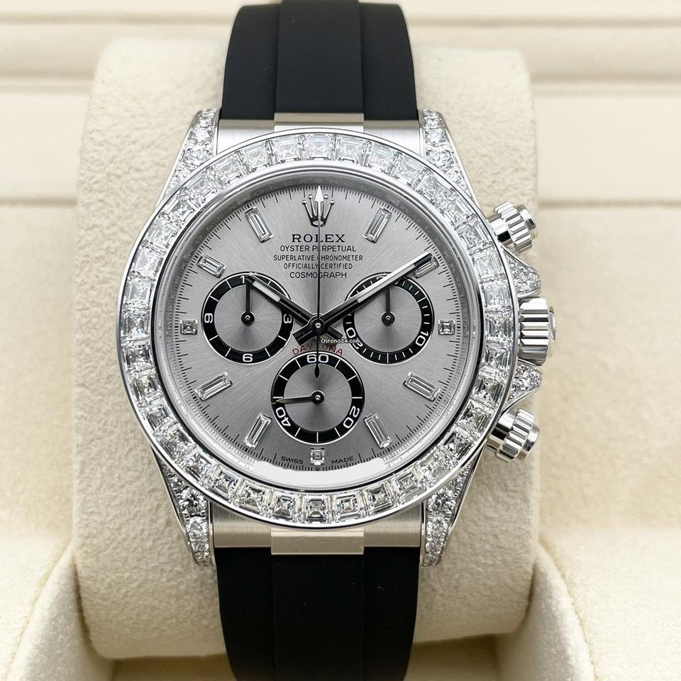 First Copy Rolex Daytona 126539TBR - Silver Stainless Steel Band - 41mm