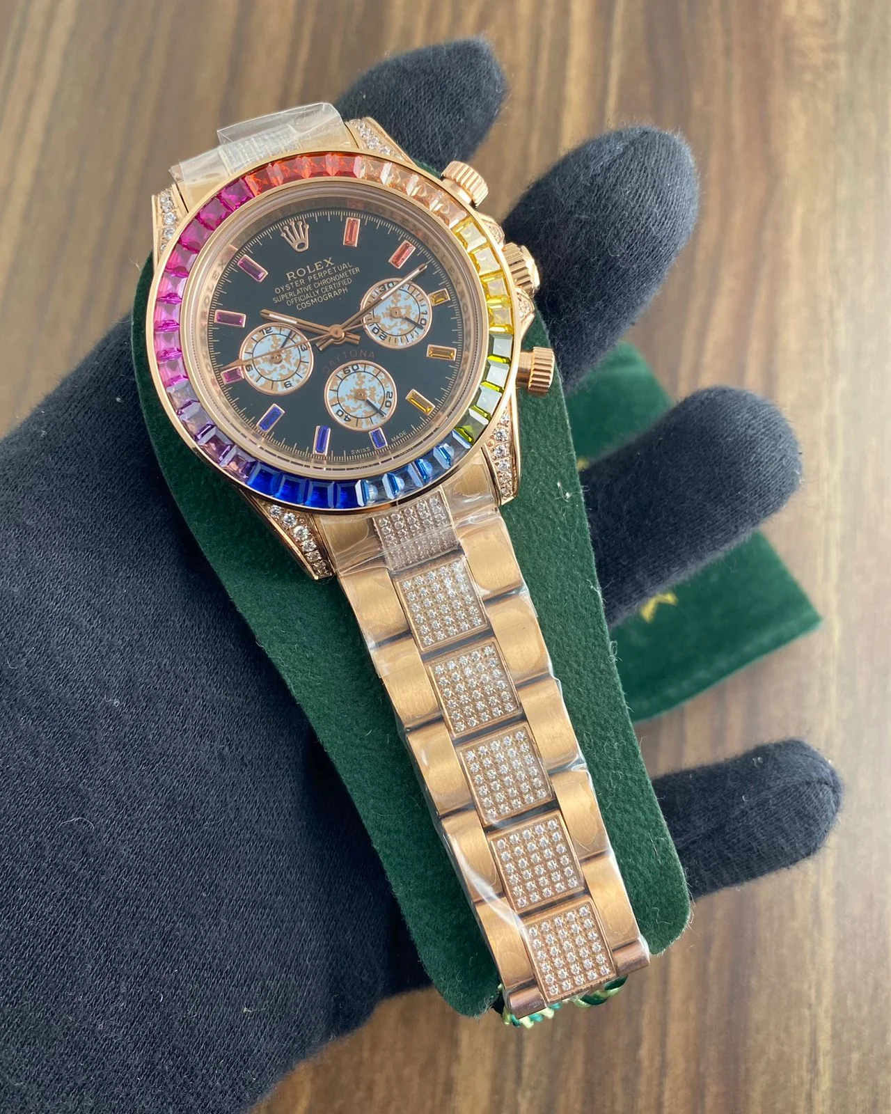 First Copy Rolex Daytona Rainbow Diamond