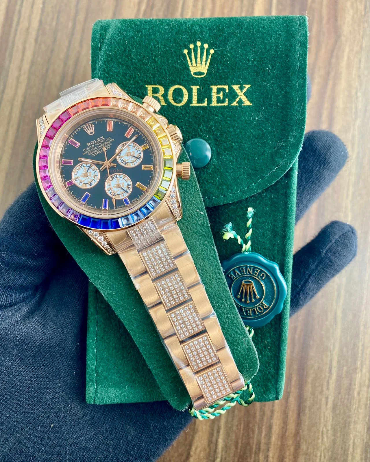 First Copy Rolex Daytona Rainbow Diamond