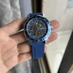 Fossil Skeleton Automatic First Copy Watch - Blue Strap