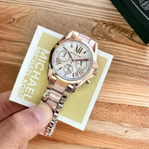 Michael Kors Cute Rosegold First Copy Watch for Her - 37mm Chronograph