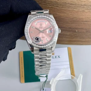 Rolex 1st Copy Watch Day-Date Ring Diamond for Men