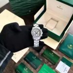 Rolex Eye Of the Tiger Silver First Copy Watch
