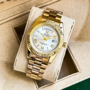Rolex Watches First Copy Day-Date Golden for Men