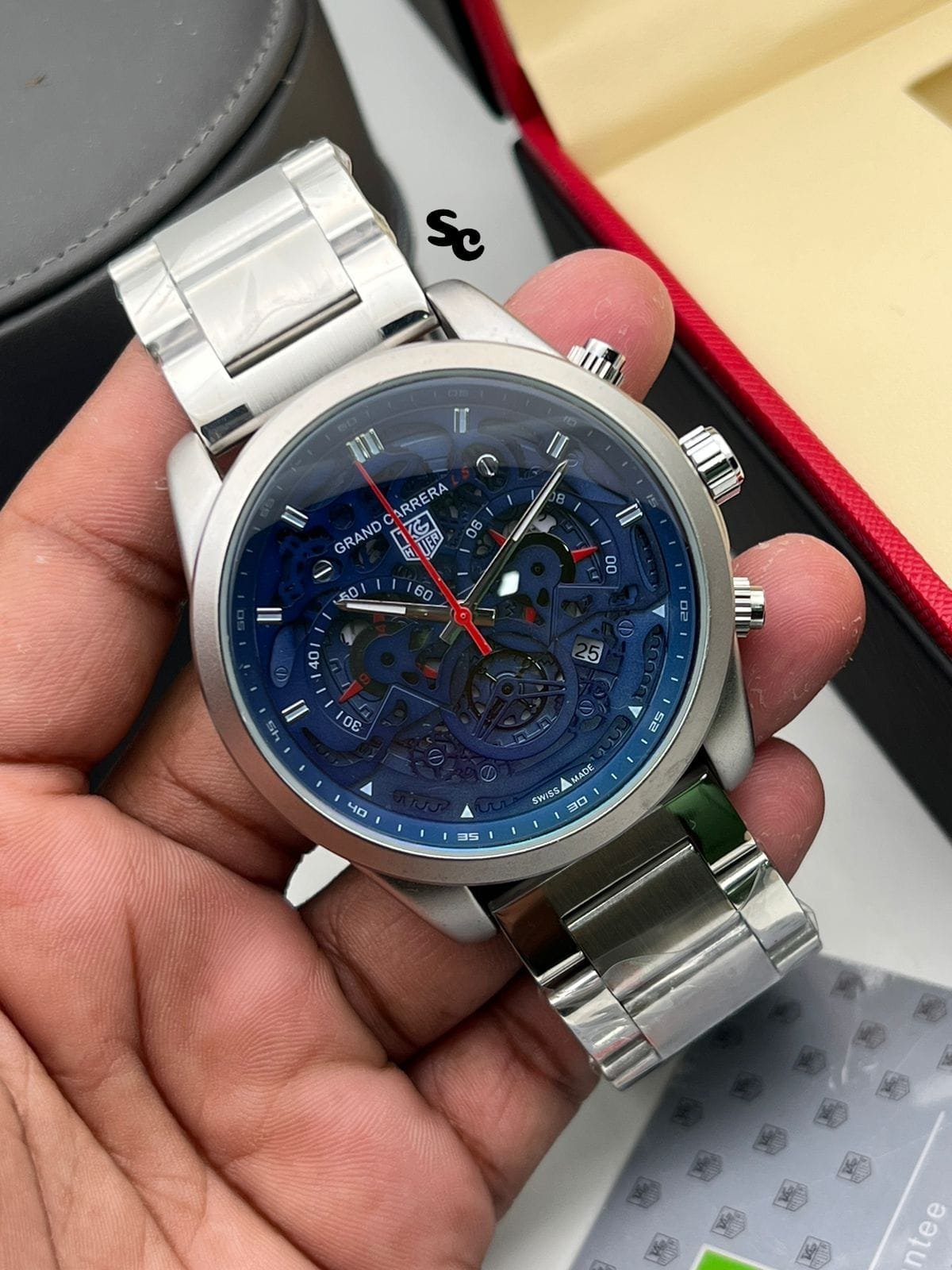 Tag Heuer Grand Carrera CR7 Replica, Tag Heuer CR7 7A Watch, Grand Carrera 7A Quality Watch, Tag Heuer Men’s Watch, CR7 Limited Edition Watch (1) Tag Heuer Grand Carrera CR7 Limited Edition Watch | WeftKart
