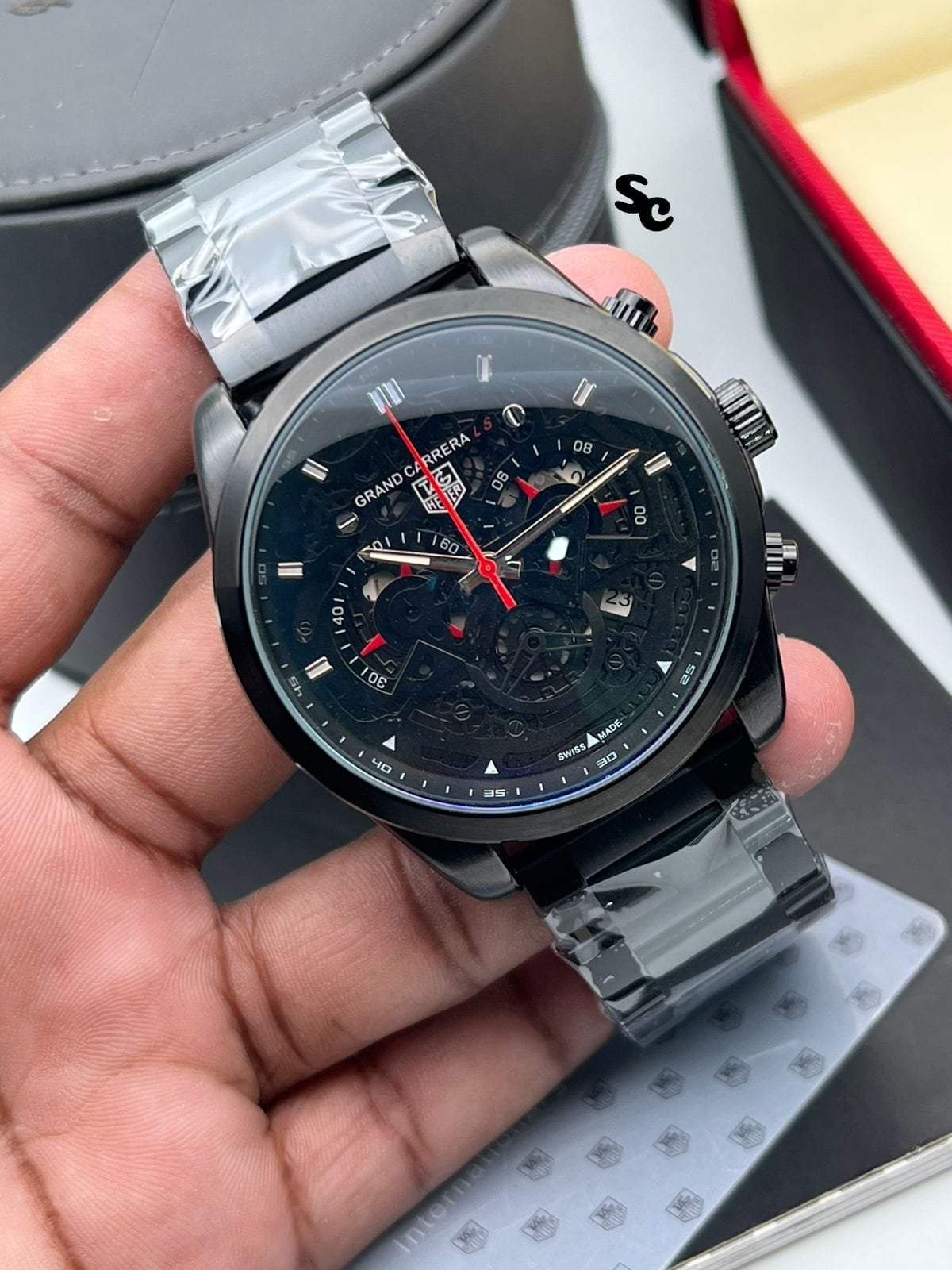 Tag Heuer Grand Carrera CR7 Replica, Tag Heuer CR7 7A Watch, Grand Carrera 7A Quality Watch, Tag Heuer Men’s Watch, CR7 Limited Edition Watch (5) Tag Heuer Grand Carrera CR7 Limited Edition Watch | WeftKart