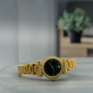 Versace VR Golden First Copy Watch - Ladies Quartz with Sapphire Glass