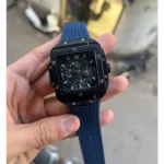 Buy Classy Hublot Big Bang Square Blue Silicon Strap Watch For Men (SHH04783)