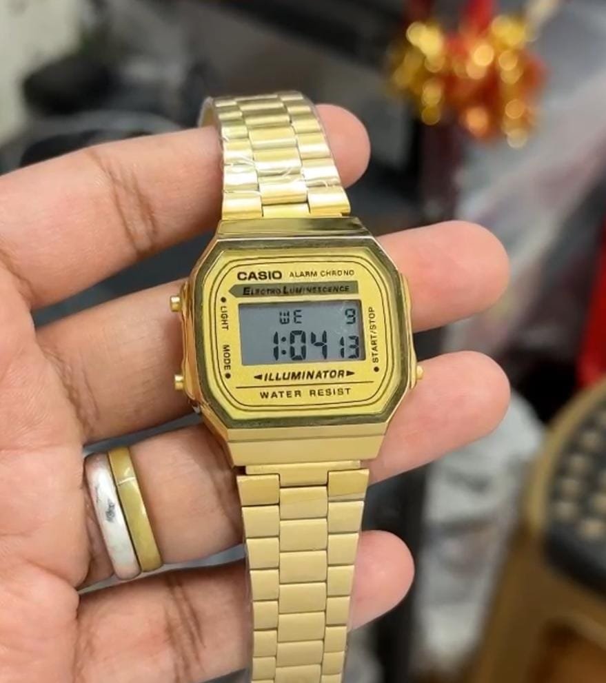 Casio Unisex Gold First Copy Watch