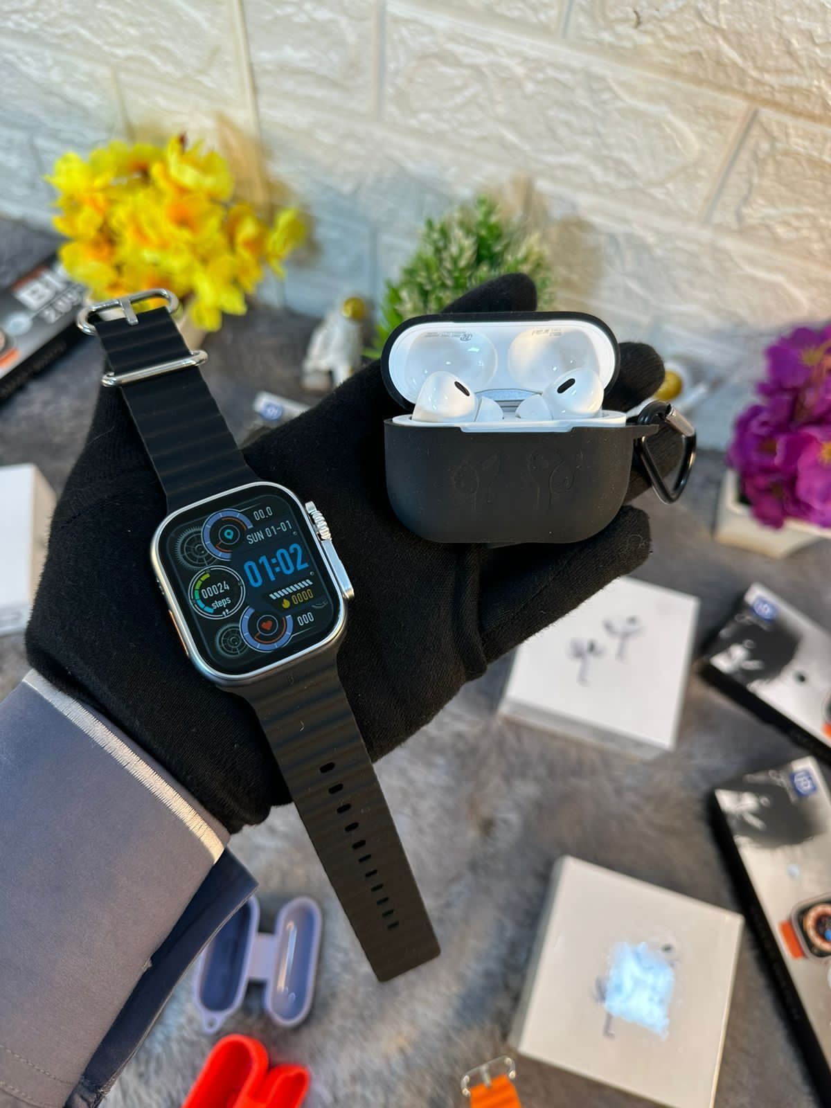 First Copy SIRES 8 ULTRA SMART WATCH & AIRPODS PRO 2