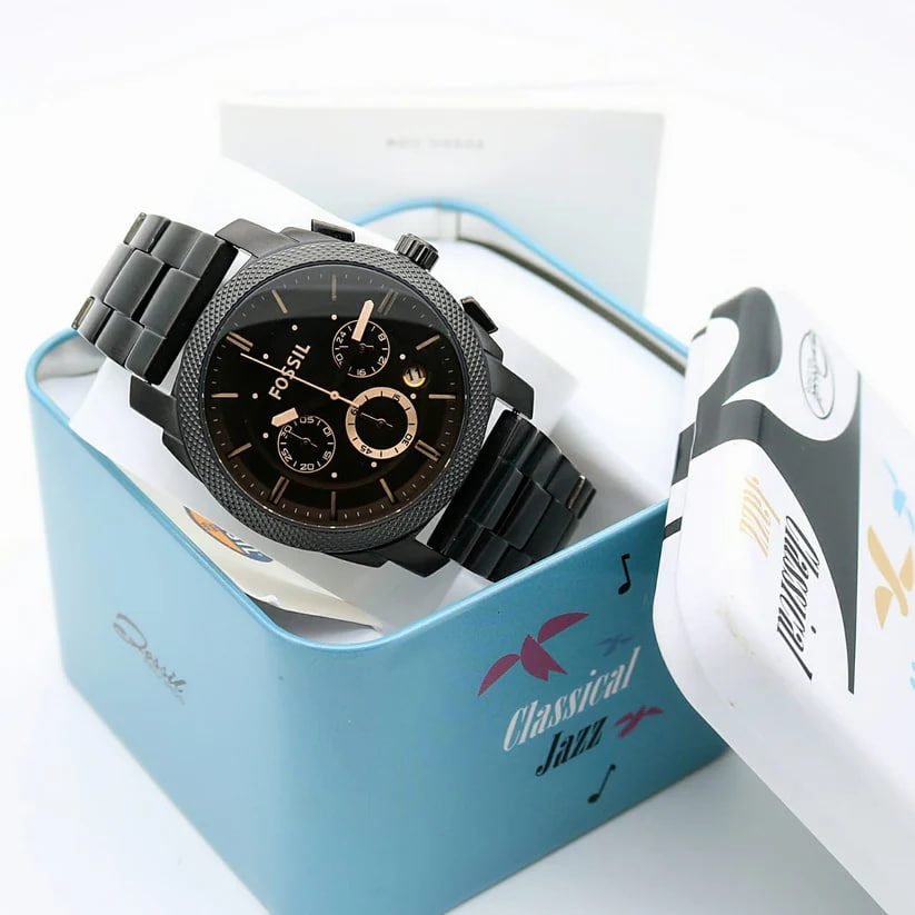 Fossil Machine Chronograph Black Dial Men’s Watch Fossil Machine Chronograph Black Dial Men’s Watch
