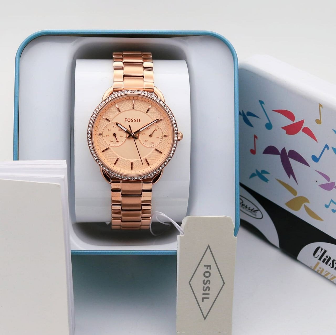 Fossil Tailor's Rosegold First Copy Watch