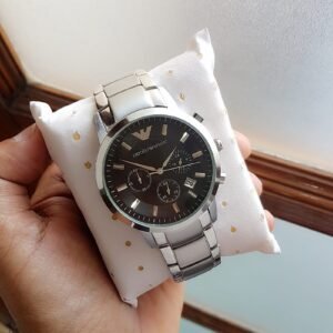 New Silver Emporio Armani Watches For Formal