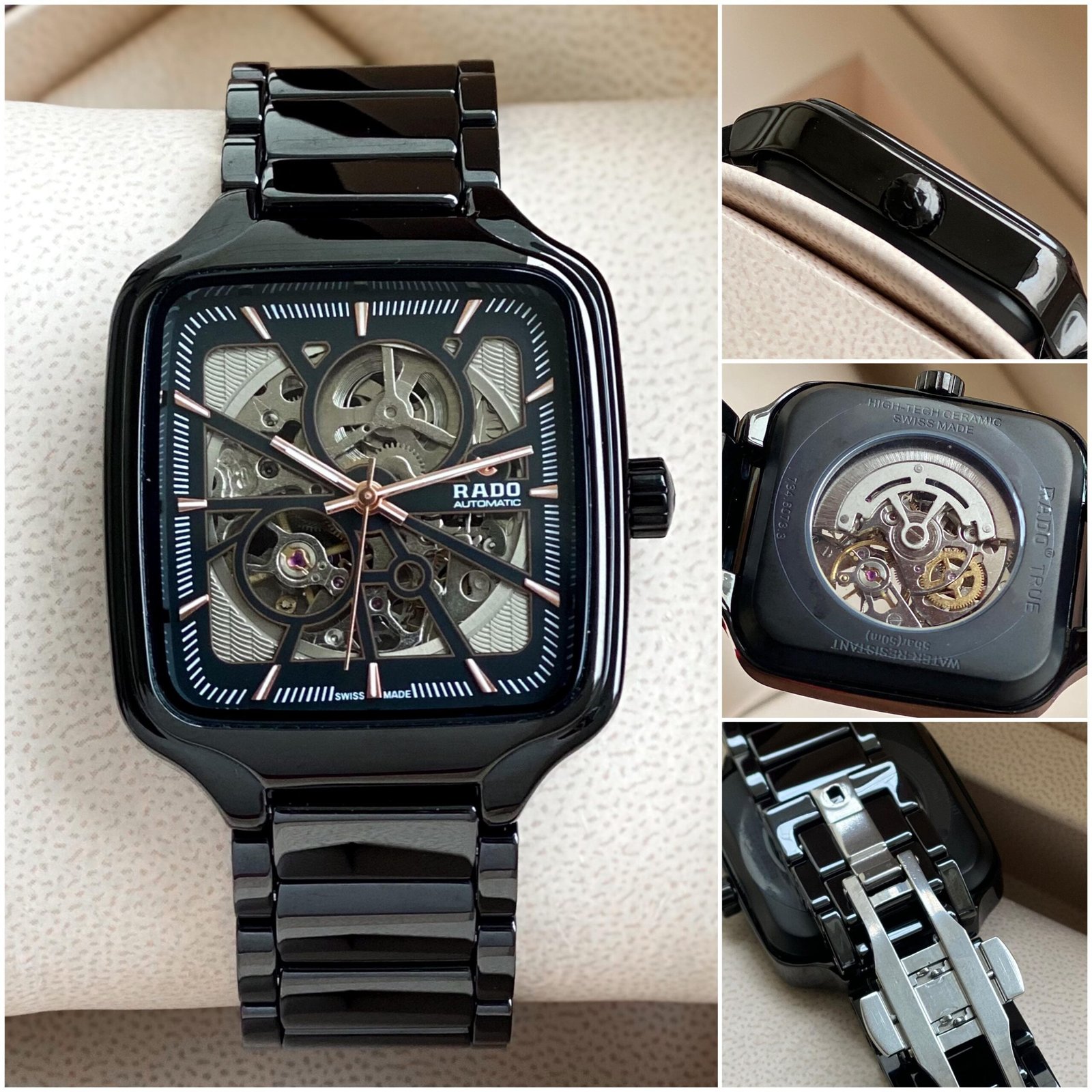 Rado Black Unisex R27073012 First Copy Watch