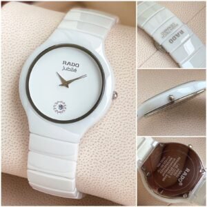 Rado White Quartz Movement First Copy Watch
