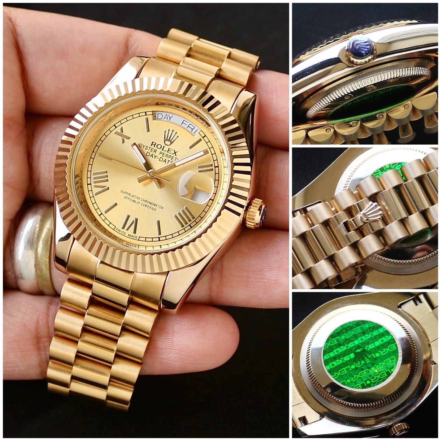Rolex Day - Date Gold Copy watch Rolex Day - Date Gold Copy watch