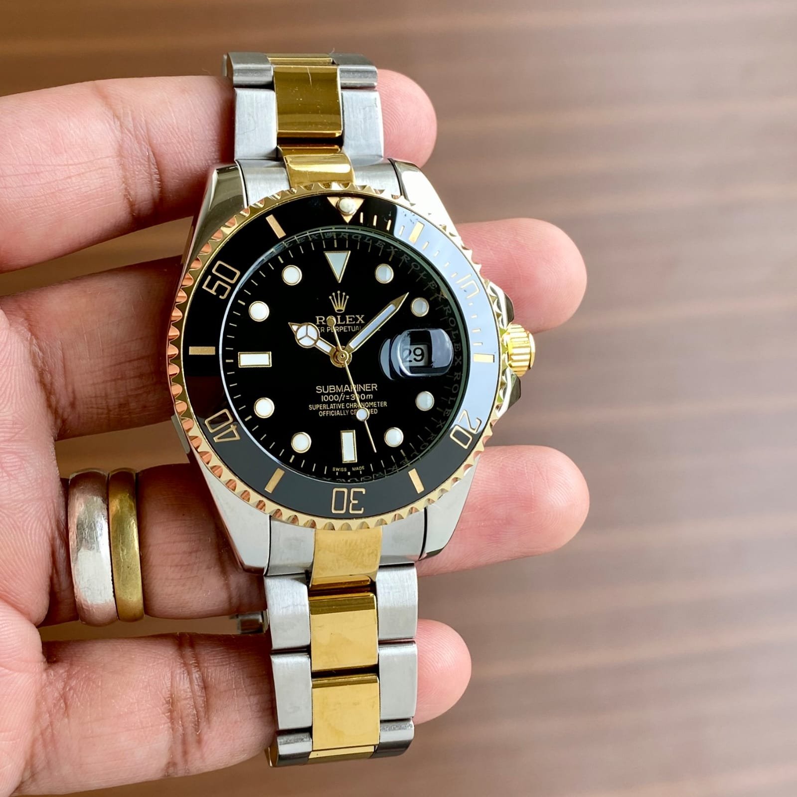 Rolex Submariner Black Dial Swiss Automatic Watch