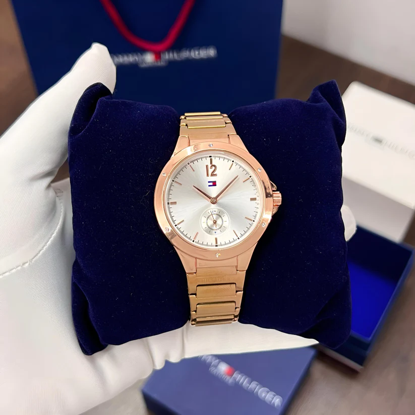 Tommy Hilfiger Modern Rose Gold Analog First Copy Watch