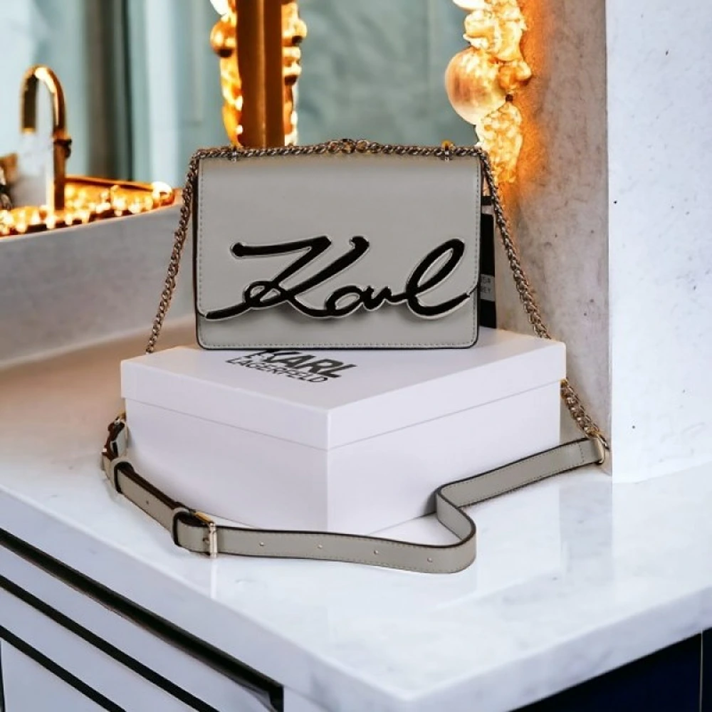 1-KARL-LAGERFELD-K-Signature-Cross-Body-Shoulder-Bag-With-OG-Box-Dust-Bag-3499-1.webp