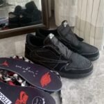 Air Jordan 1 Low OG SP Travis Scott Black Phantom - First Copy Shoes