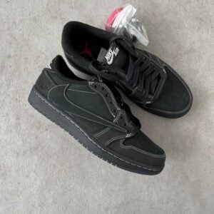 Air Jordan 1 Low OG SP Travis Scott Black Phantom - First Copy Shoes