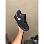 Airforce 1 Multi Swoosh Black Crimson First Copy Shoes for Men WeftKart