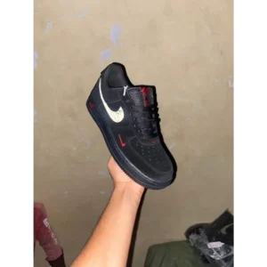 Airforce 1 Multi Swoosh Black Crimson First Copy Shoes for Men WeftKart