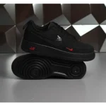 Airforce 1 Multi Swoosh Black Crimson First Copy Shoes for Men WeftKart