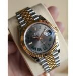 Men's Rolex Watch With Stainless Steel Belt and Date (SG-185)