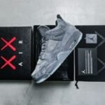 Nike Air Jordan Retro 4 Kaws Cool Grey First Copy Shoes