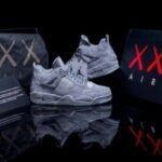 Nike Air Jordan Retro 4 Kaws Cool Grey First Copy Shoes