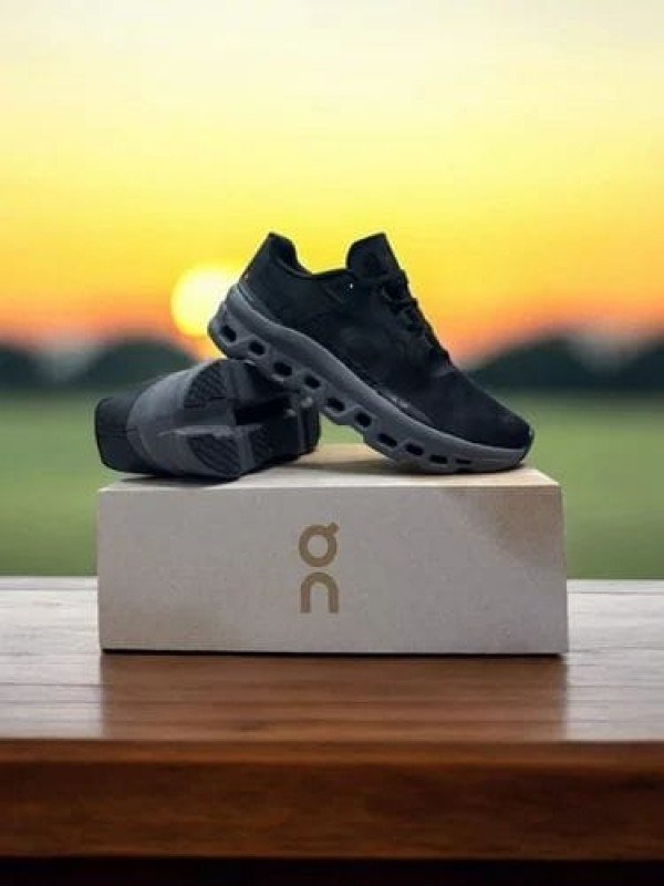 ON Running CloudMonster Black First Copy Shoes