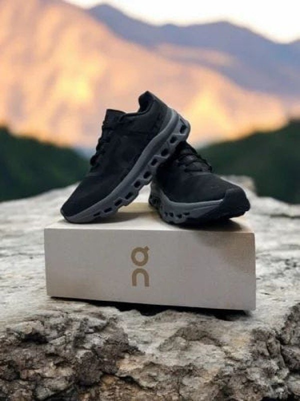 ON Running CloudMonster Black First Copy Shoes 7A Quality