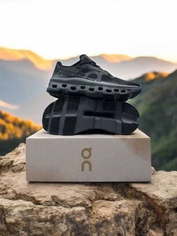 ON Running CloudMonster Black First Copy Shoes