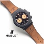 Brown Leather Hublot Watch For Men (SG-252)