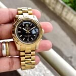Oyster Perpetual Rolex Day-Date Edition "Automatic" Gold Watch For Men (SG-279)