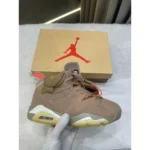 Stylish Air Jordan 6 British Khaki Shoes For Men (SIS316)