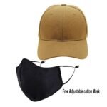 Stylish Plain Printed Unisex Cap - Brown (ZS-2263534)