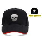 Trendy Night Reflector Skull Cap - Black (ZS-2263436)