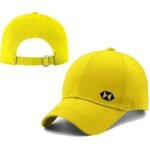 Trendy Printed Cotton Cap - Yellow (ZS-2306471)
