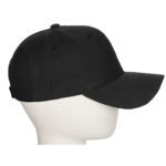Plain Cotton Baseball Cap - Black (ZS-2353293)