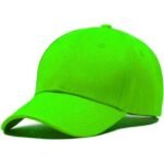 Plain Cotton Baseball Cap - Green (ZS-2353290)