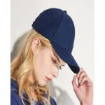 Plain Cotton Baseball Cap - Navy Blue (ZS-2353302)