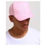 Plain Cotton Baseball Cap - Pink (ZS-2353295)