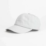 Plain Cotton Baseball Cap - White (ZS-2353299)