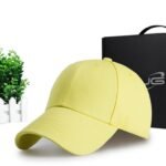 Plain Cotton Baseball Cap - Yellow (ZS-2353288)