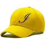 Unisex Plain I Printed Cotton Cap - Yellow (ZS-2215830)