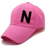 Unisex Plain N Printed Cotton Cap - Pink (ZS-2215769)
