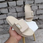 Trendy Nike Offcourt Adjust Biege Slides For Men (BH1005)