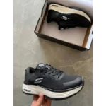 Stylish Sketchers Hyper Burst Black Shoes For Men (HOF969)